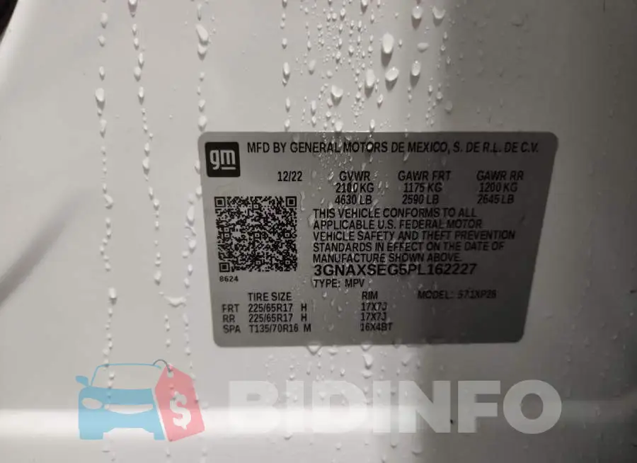 3GNAXSEG5PL162227 Photo# 13