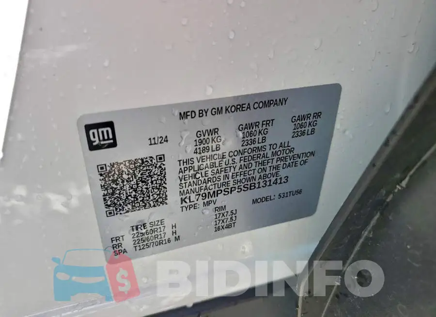 KL79MPSP5SB131413 Photo# 13