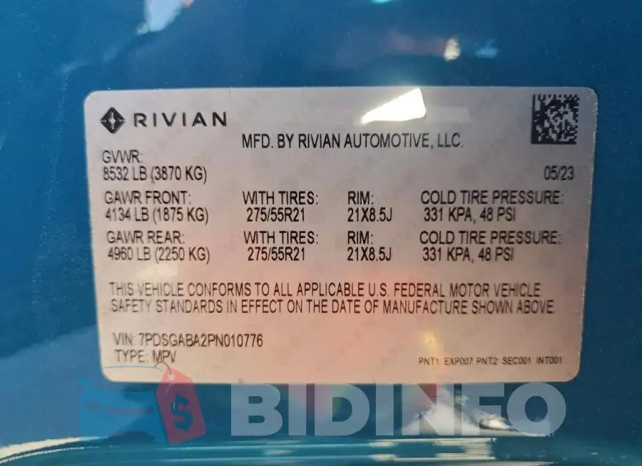 7PDSGABA2PN010776 Photo# 14