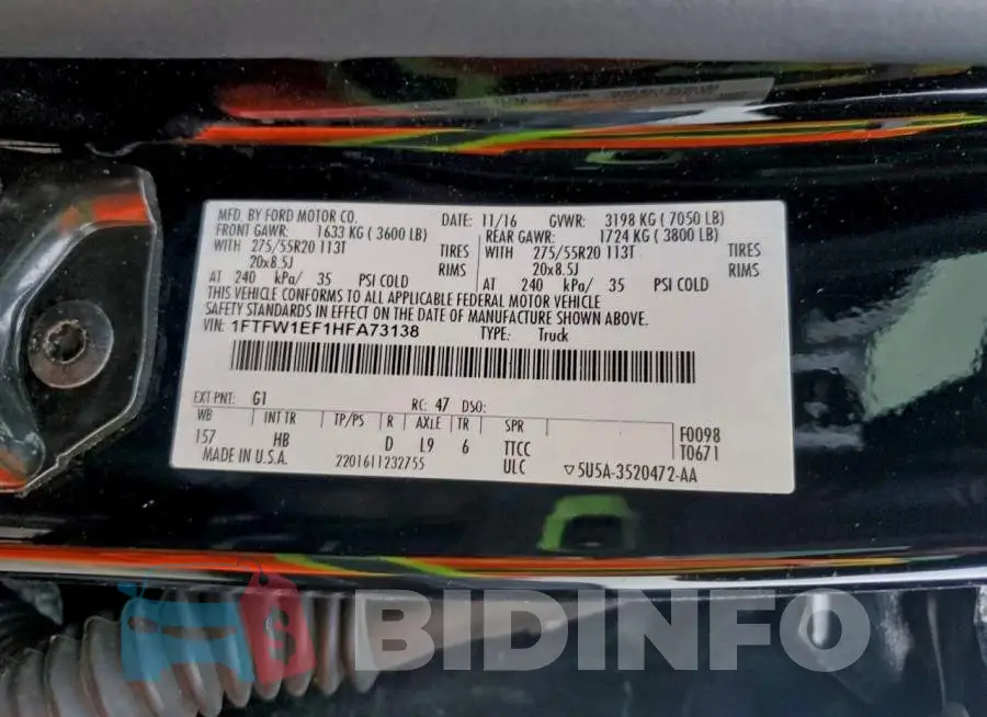 1FTFW1EF1HFA73138 Photo# 12