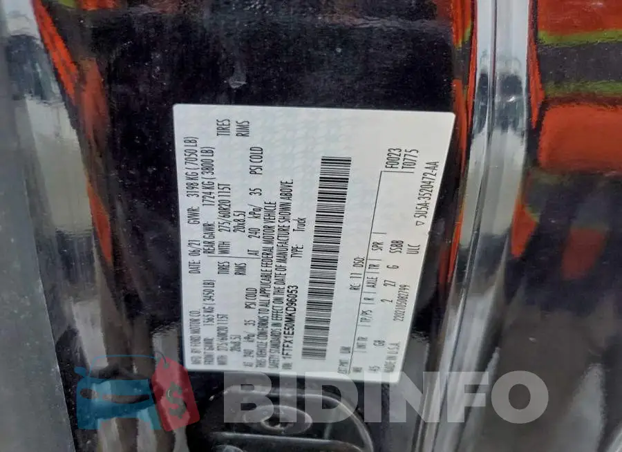 1FTFX1E50MKD96053 Photo# 12