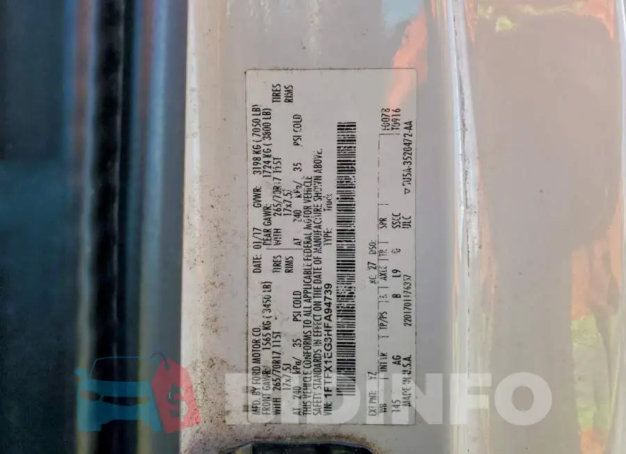 1FTFX1EG3HFA94739 Photo# 12