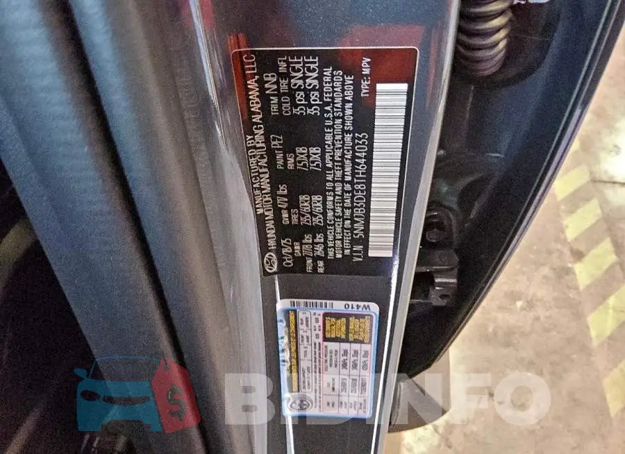 5NMJB3DE8TH644033 Photo# 14