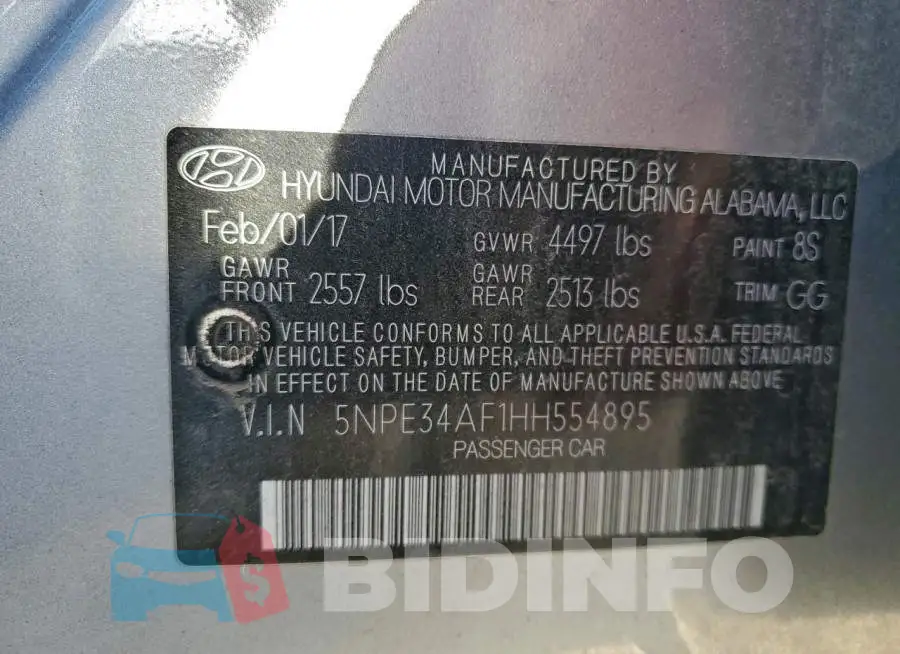 5NPE34AF1HH554895 Photo# 12