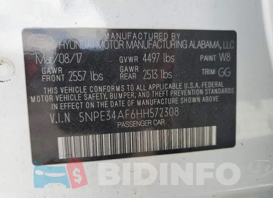 5NPE34AF6HH572308 Photo# 12