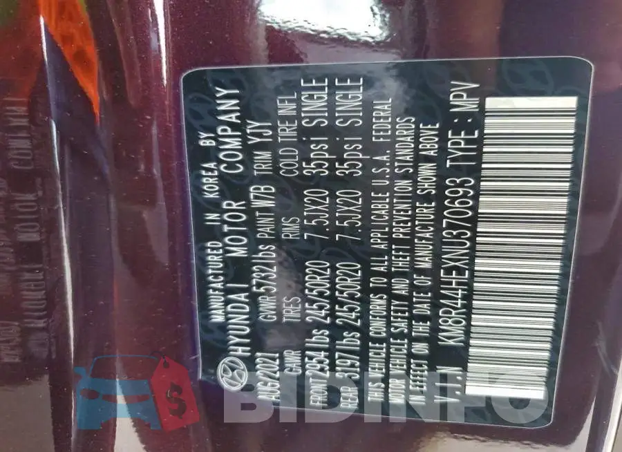 KM8R44HEXNU370693 Photo# 13