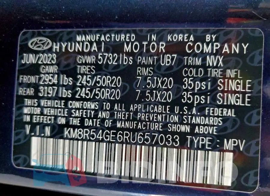 KM8R54GE6RU657033 Photo# 13