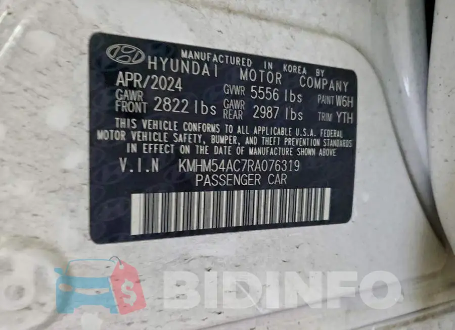 KMHM54AC7RA076319 Photo# 13