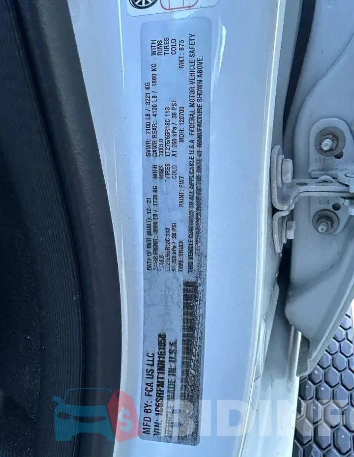 1C6SRFMT1NN161058 Photo# 10