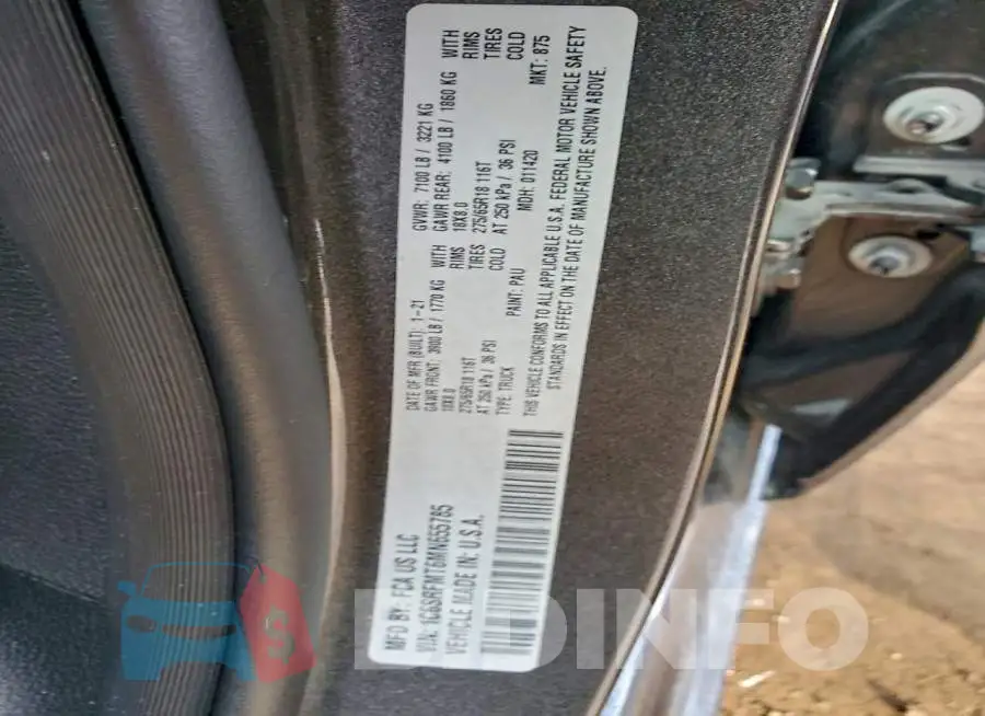 1C6SRFMT6MN655785 Photo# 12