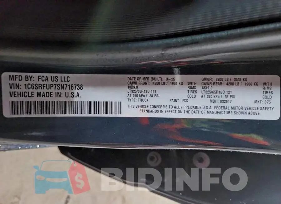 1C6SRFUP7SN716738 Photo# 13