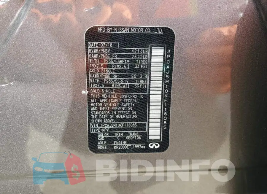 3PCAJ5M10KF118085 Photo# 14