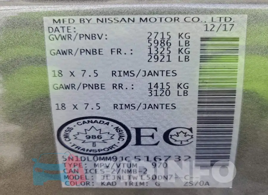 5N1DL0MM9JC516732 Photo# 13
