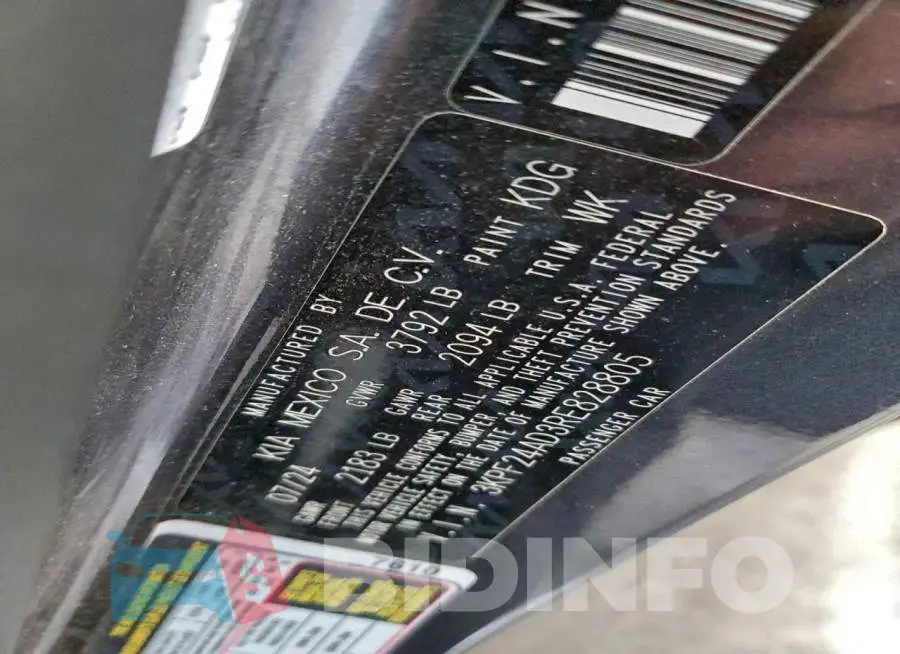 3KPF24AD3RE828805 Photo# 12