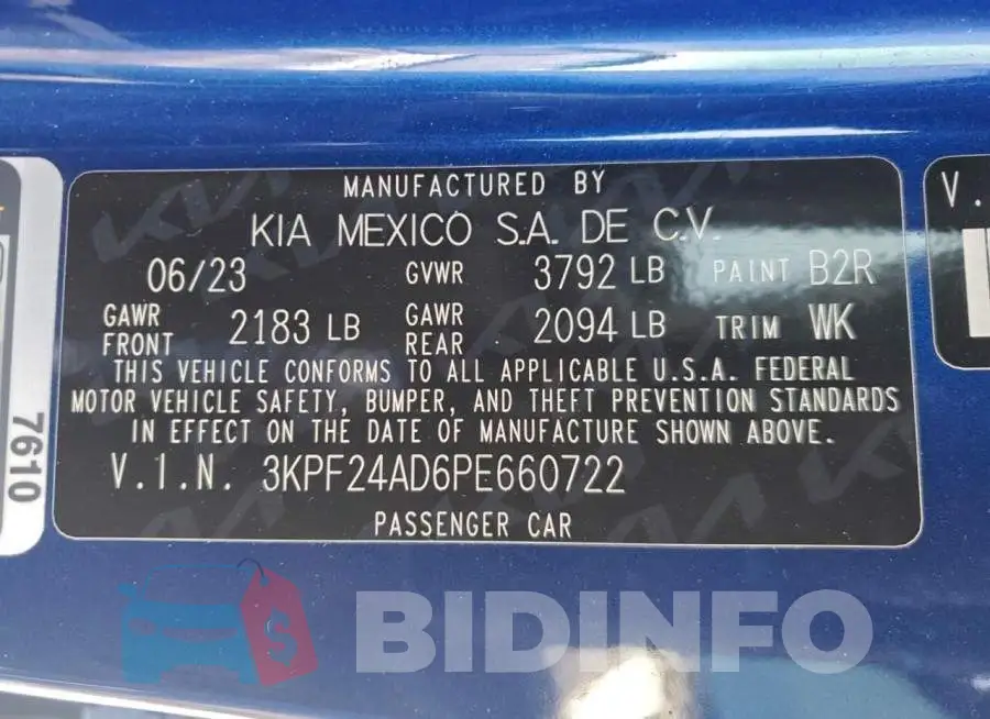 3KPF24AD6PE660722 Photo# 12