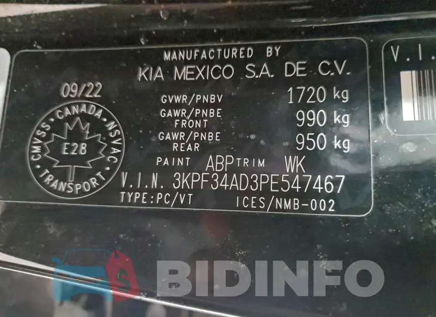 3KPF34AD3PE547467 Photo# 13