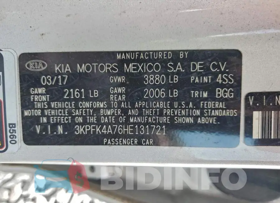3KPFK4A76HE131721 Photo# 12