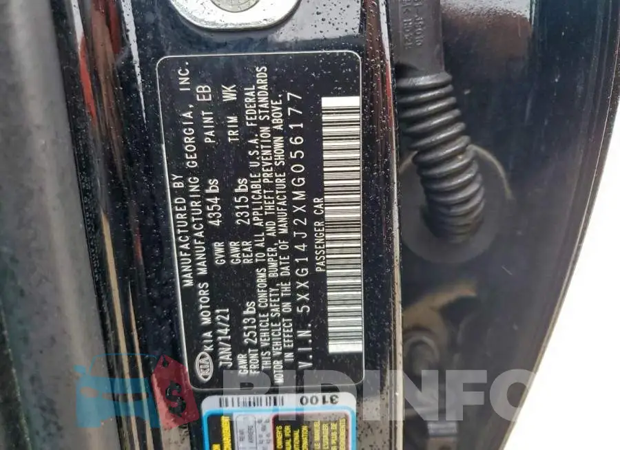 5XXG14J2XMG056177 Photo# 12