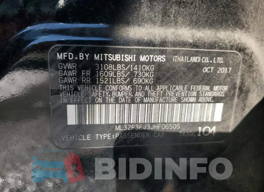 ML32F3FJ3JHF06505 Photo# 12