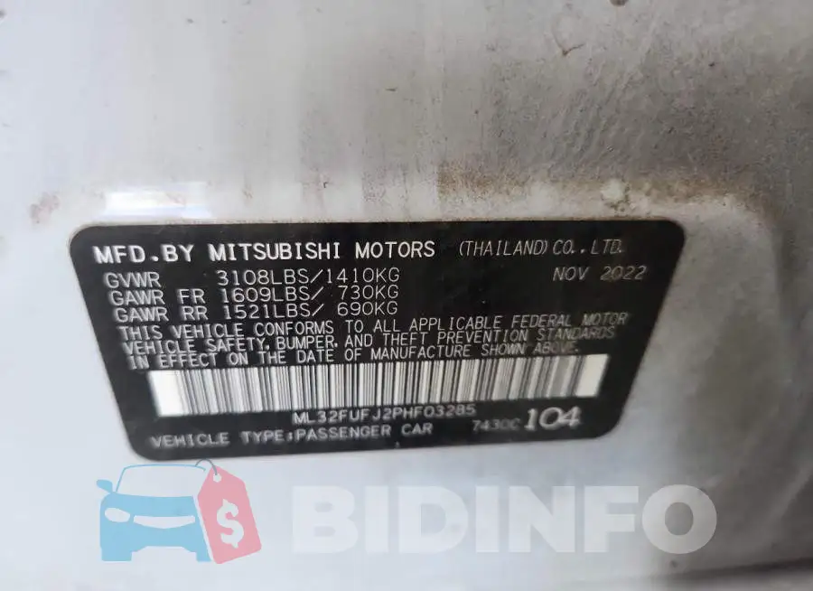 ML32FUFJ2PHF03285 Photo# 13