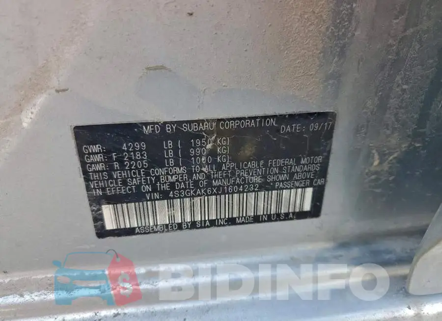 4S3GKAK6XJ1604232 Photo# 13