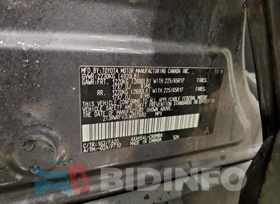 2T3RWRFV2LW057880 Photo# 13