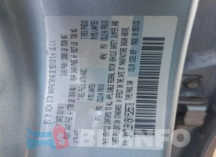 3MYDLBYV6KY526678 Photo# 12