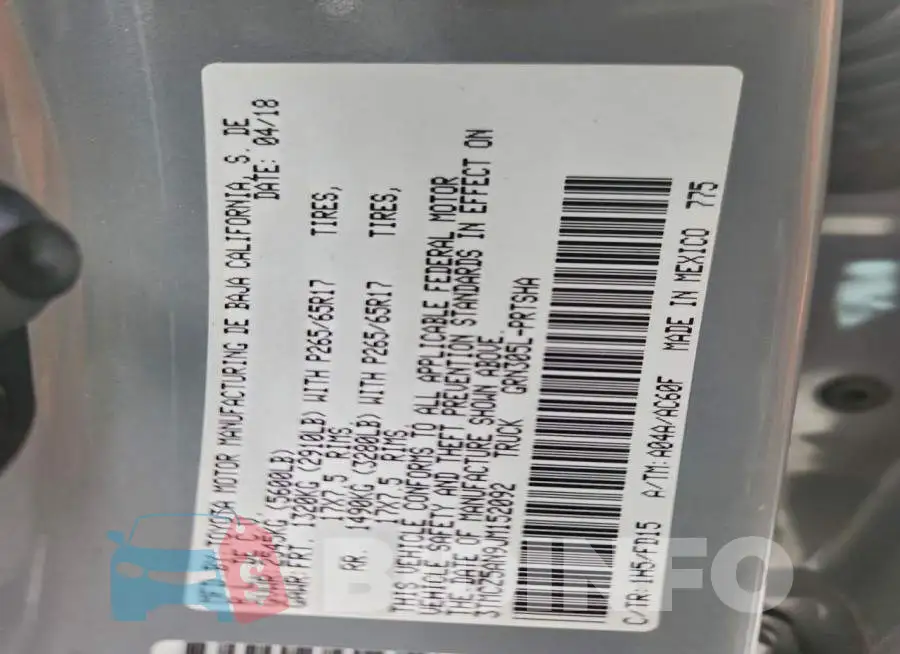 3TMCZ5AN9JM152092 Photo# 12