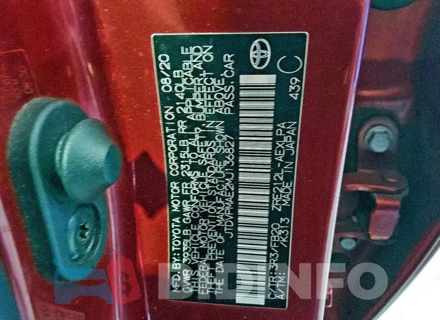 JTDVPMAE2MJ136827 Photo# 12