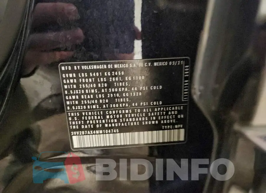 3VV2B7AX4MM104745 Photo# 14