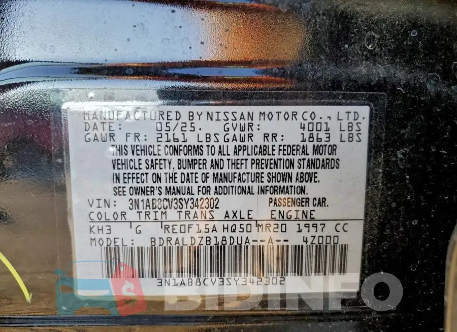 3N1AB8CV3SY342302 Photo# 13