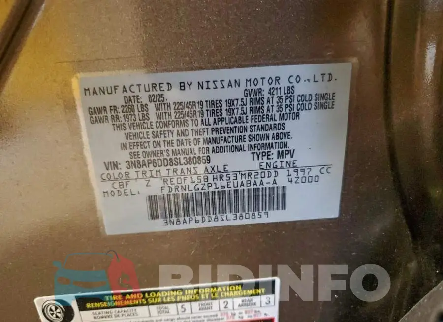 3N8AP6DD8SL380859 Photo# 13