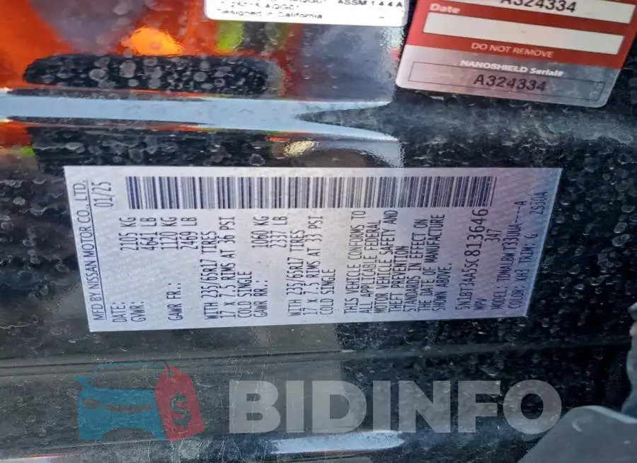5N1BT3AA5SC813646 Photo# 13