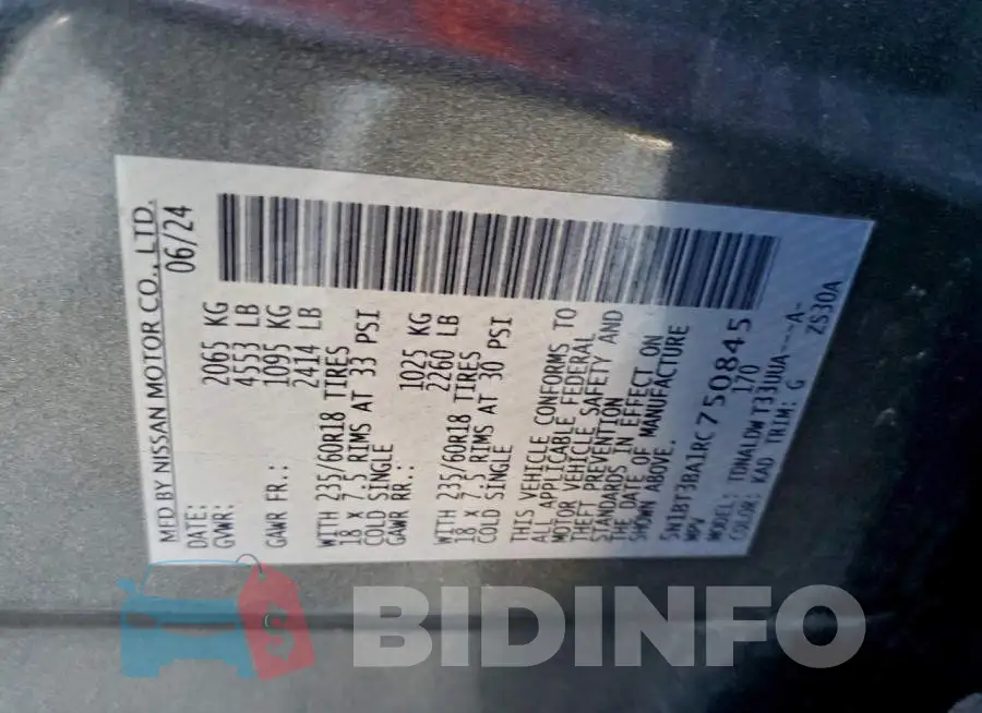 5N1BT3BA1RC750845 Photo# 13