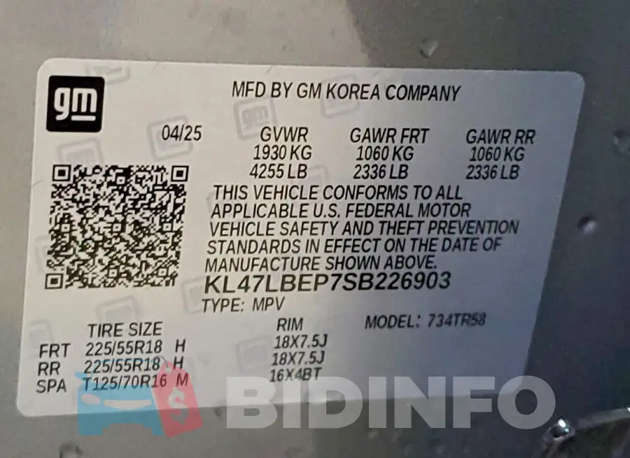 KL47LBEP7SB226903 Photo# 13