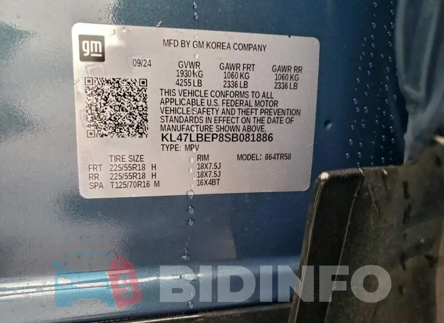 KL47LBEP8SB081886 Photo# 13