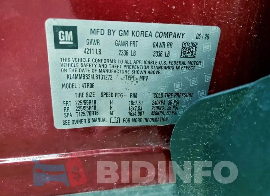 KL4MMBS24LB131273 Photo# 13