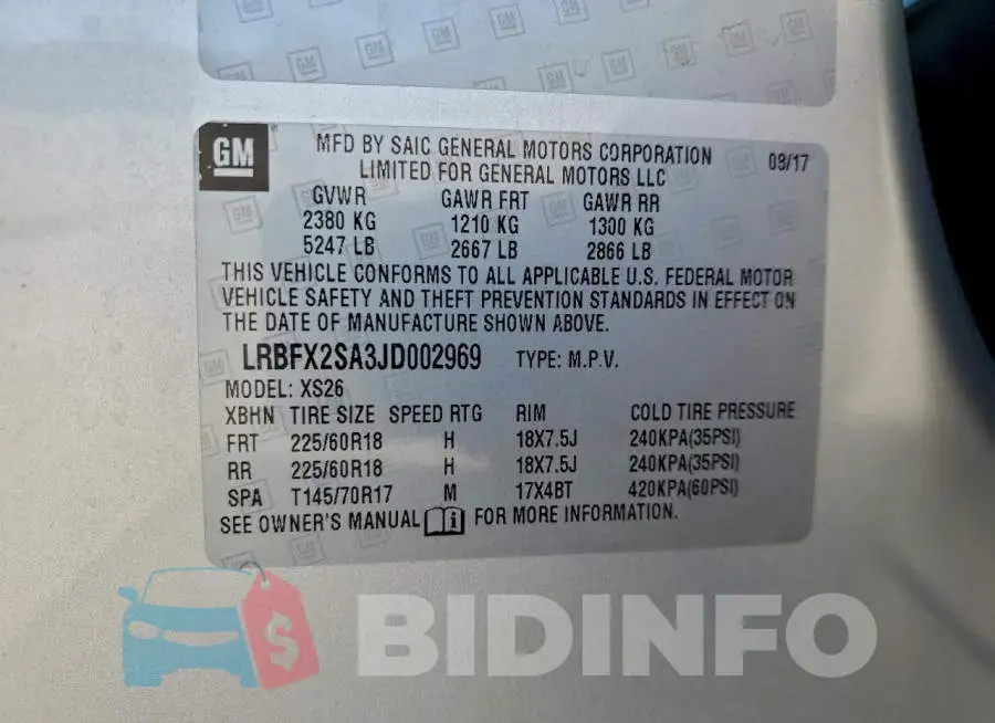 LRBFX2SA3JD002969 Photo# 14