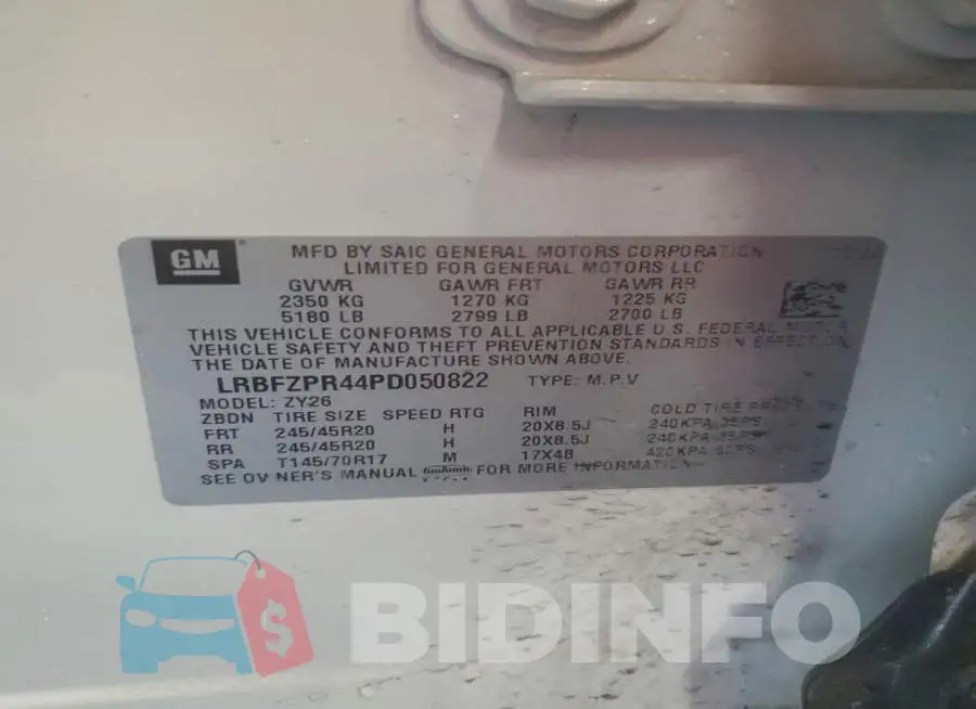 LRBFZPR44PD050822 Photo# 14