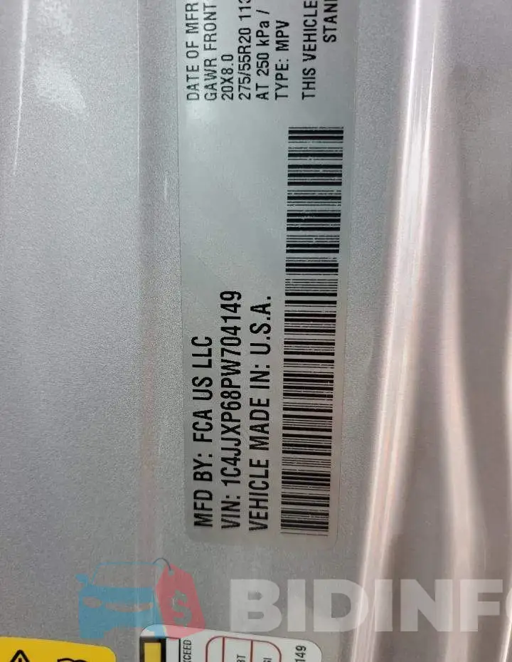 1C4JJXP68PW704149 Photo# 14
