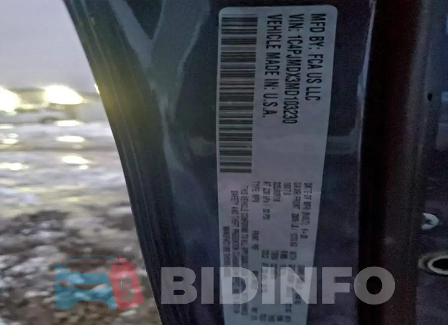 1C4PJMDX3MD103230 Photo# 13