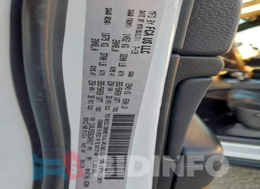 1C4RJFBG6KC845017 Photo# 13