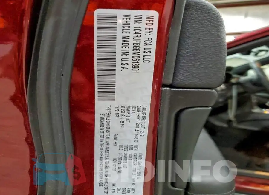 1C4RJFBG6MC618901 Photo# 14