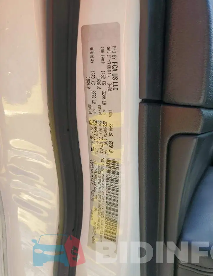 1C4RJFBG7LC346521 Photo# 13