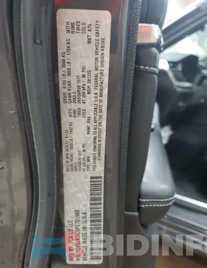 1C4RJKDG8P8701968 Photo# 14