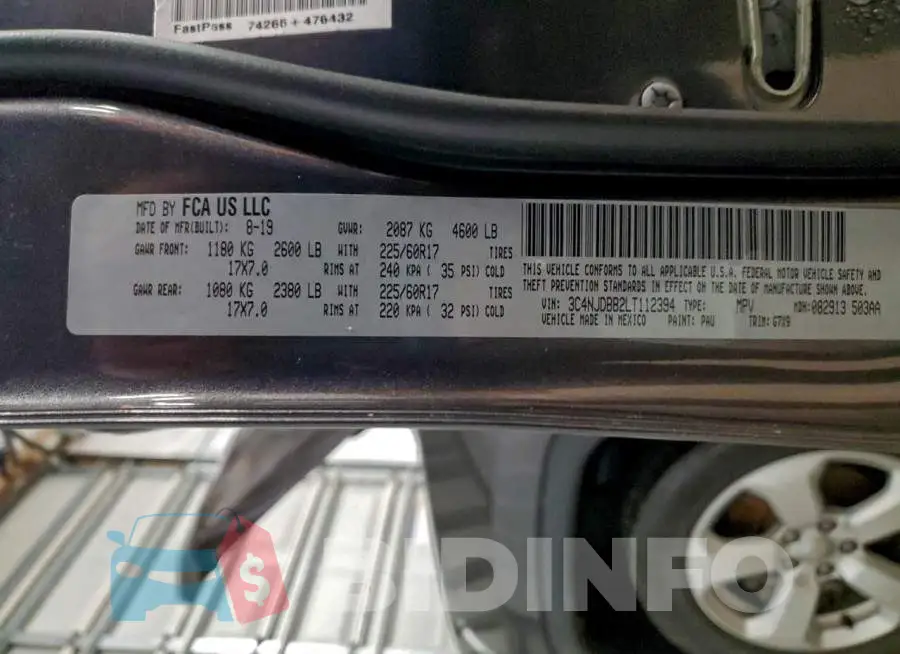 3C4NJDBB2LT112394 Photo# 13