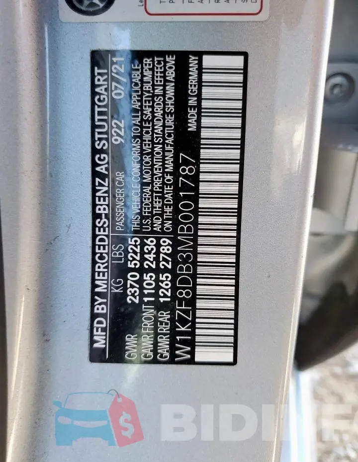 W1KZF8DB3MB001787 Photo# 12