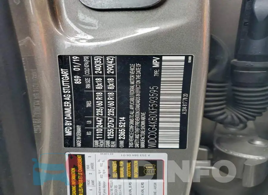 WDC0G4KB0KF593595 Photo# 13