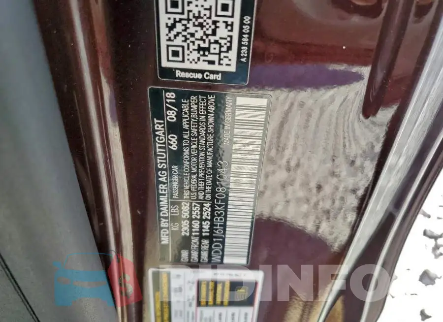WDD1J6HB3KF081043 Photo# 13