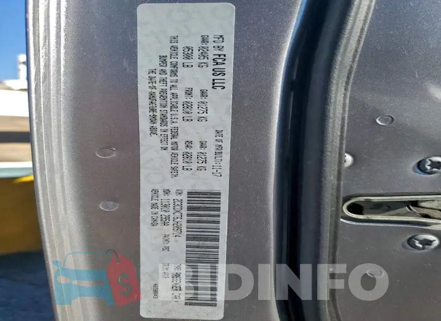 2C3CDXCT6JH209714 Photo# 13